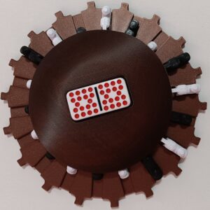 Black & White Trains on Galaxy Board 18 domino slots