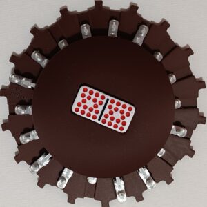 Silver Trains on Galaxy Board 18 domino slots