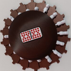 White Trains on Galaxy Board 18 domino slots