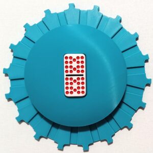 Lt. Blue Board 18 domino slots